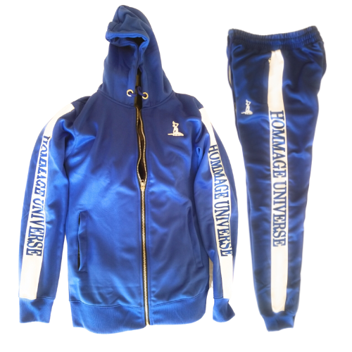 BeBold Hoodie Tracksuit Set- Blue