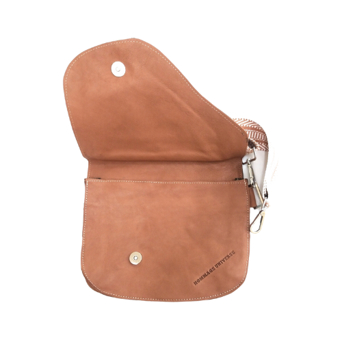 RALFÒ Brown Suede Purse