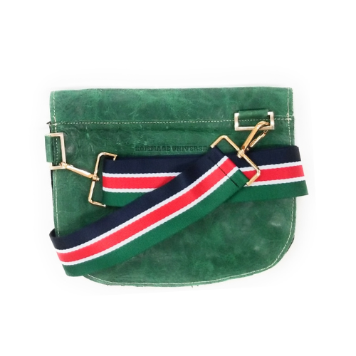 RALFÒ Green Suede Purse