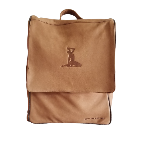 RALFÒ-PRO Brown Leather Backpack