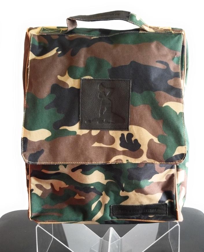 RALFÒ-PRO Green Leather Backpack